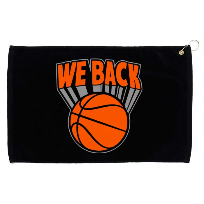 We Back New York Basketball Grommeted Golf Towel