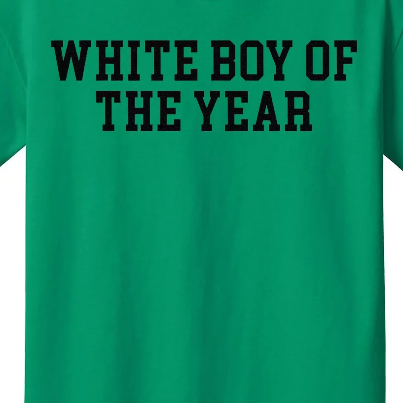 White Boy Of The Year Kids T-Shirt