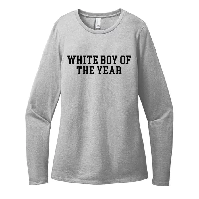 White Boy Of The Year Womens CVC Long Sleeve Shirt