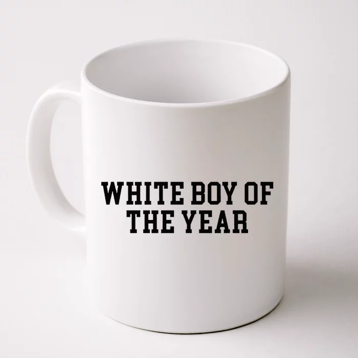 White Boy Of The Year Front & Back Coffee Mug