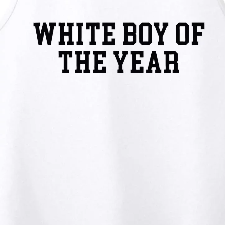 White Boy Of The Year Performance Tank