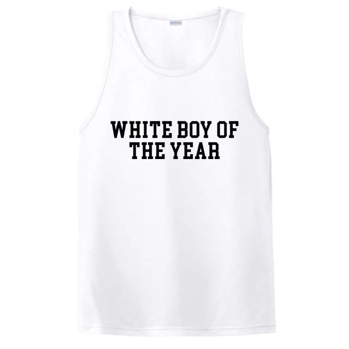 White Boy Of The Year Performance Tank