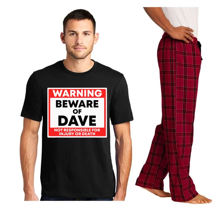 Warning Beware Of Dave Not Responsible Pajama Set