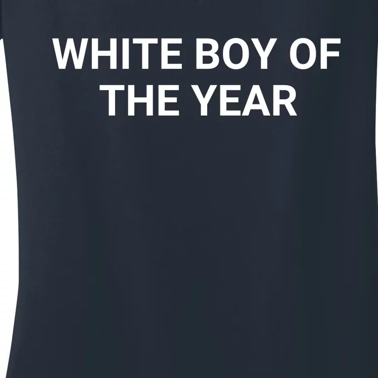 White Boy Of The Year Women's V-Neck T-Shirt