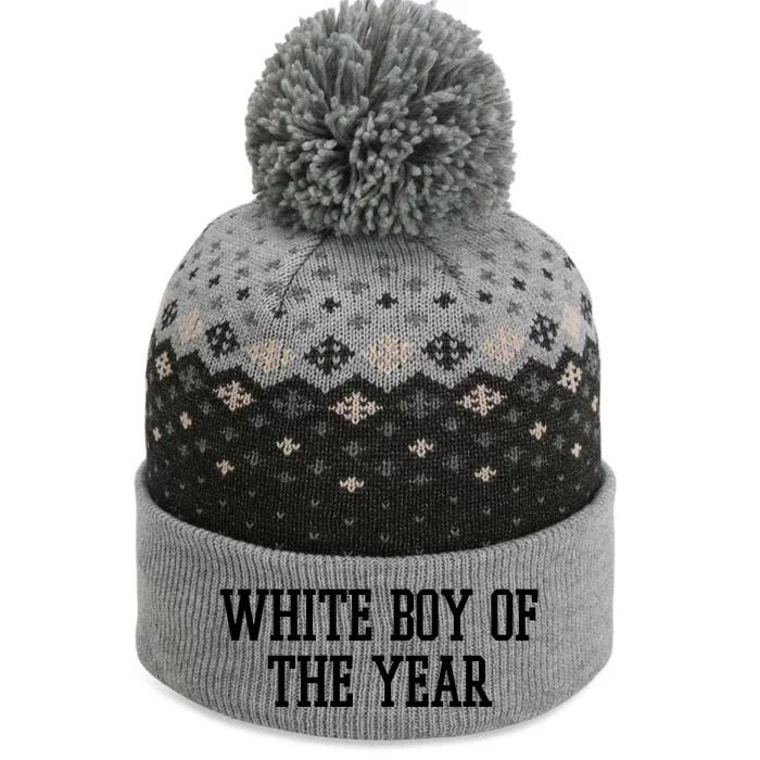 White Boy Of The Year The Baniff Cuffed Pom Beanie