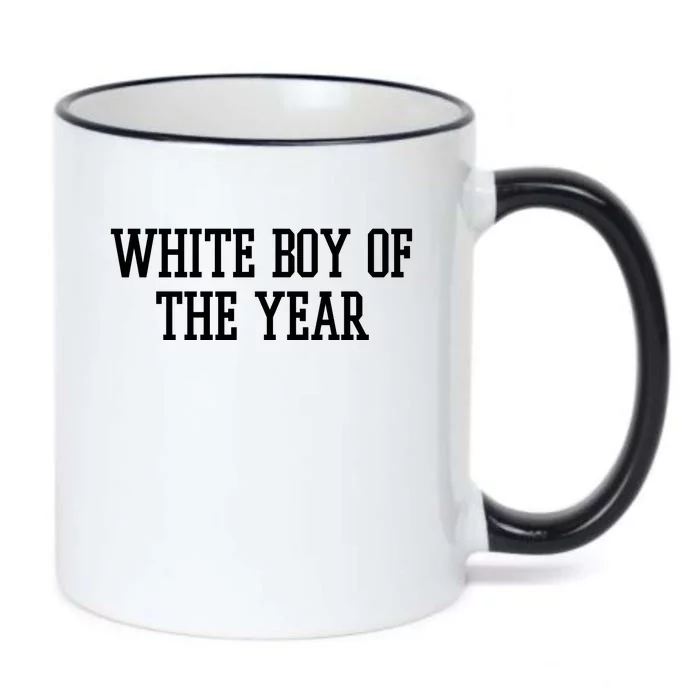 White Boy Of The Year Black Color Changing Mug