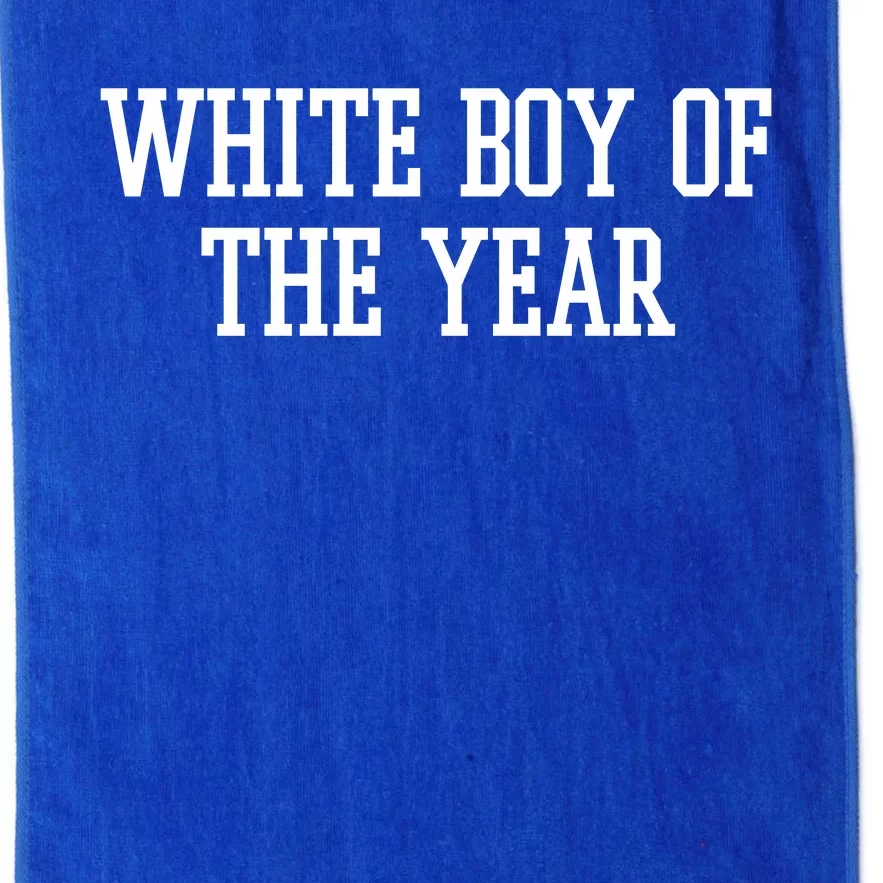 White Boy Of The Year Platinum Collection Golf Towel