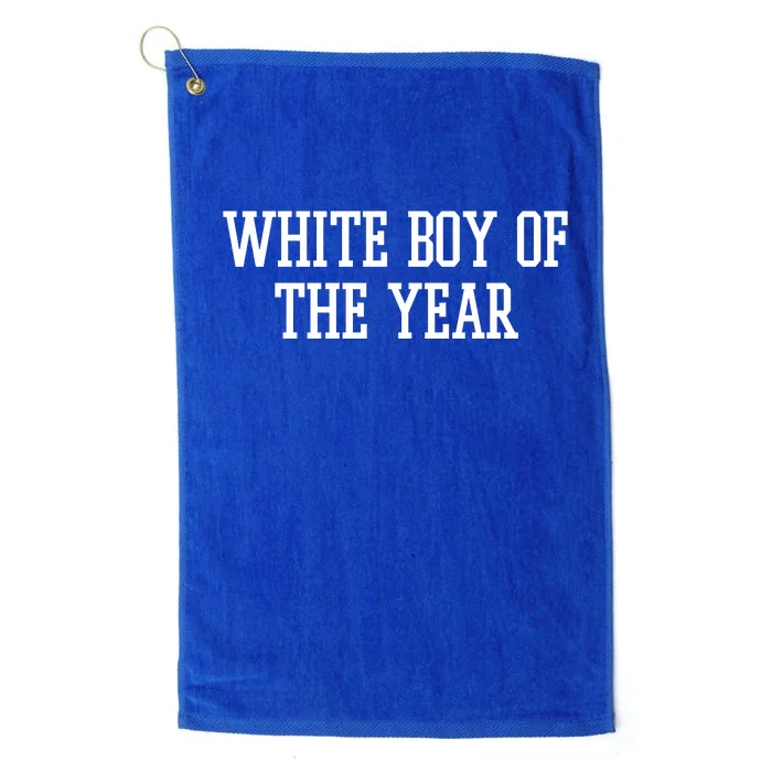 White Boy Of The Year Platinum Collection Golf Towel