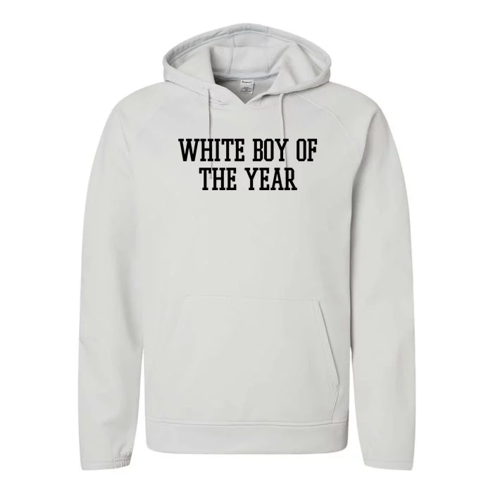 White Boy Of The Year Performance Fleece Hoodie