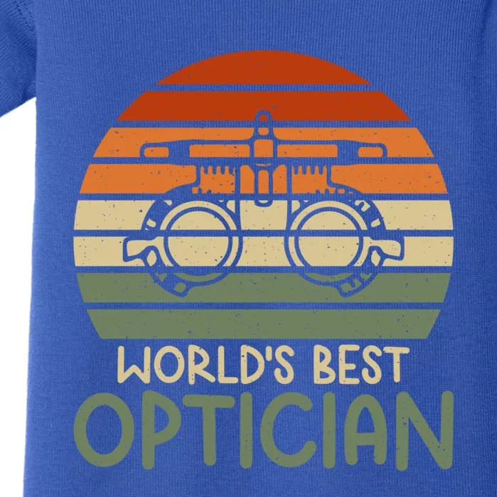 Worlds Best Optician Cute Gift Baby Bodysuit