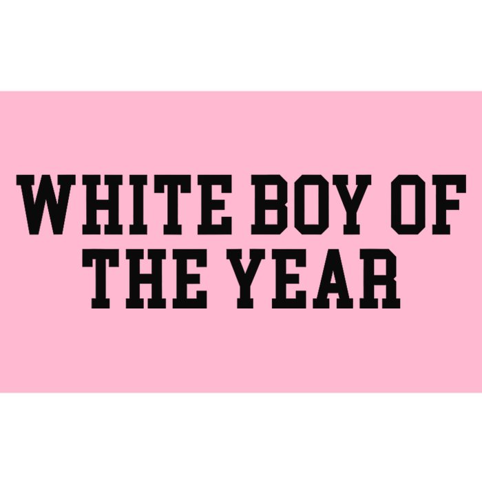 White Boy Of The Year Bumper Sticker