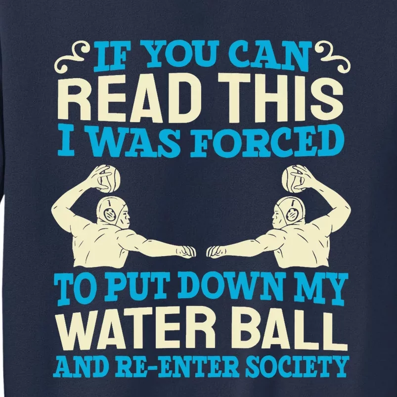 Water Ball Polo Team Swimming Sport Waterpolo Players Sweatshirt