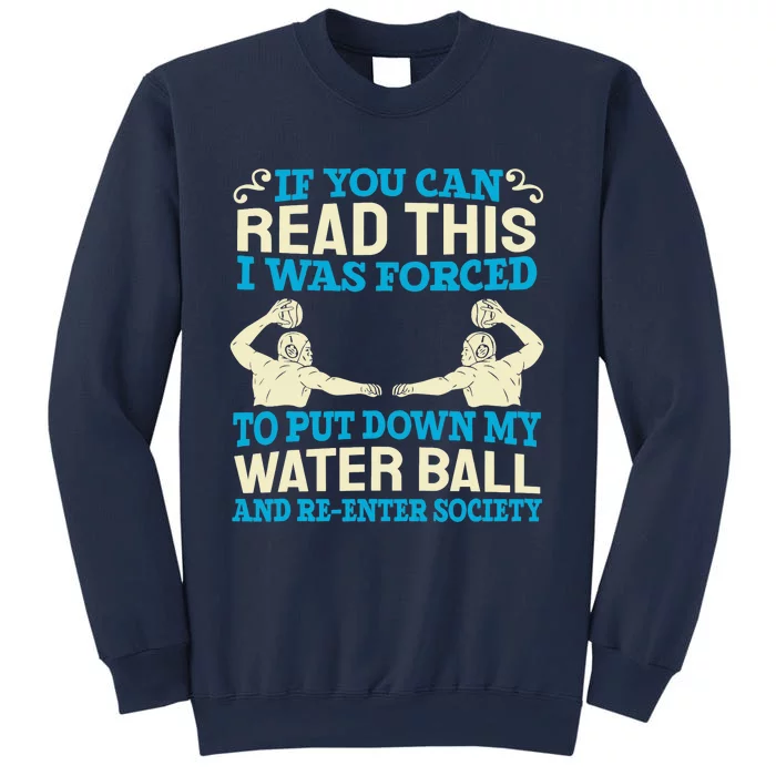 Water Ball Polo Team Swimming Sport Waterpolo Players Sweatshirt