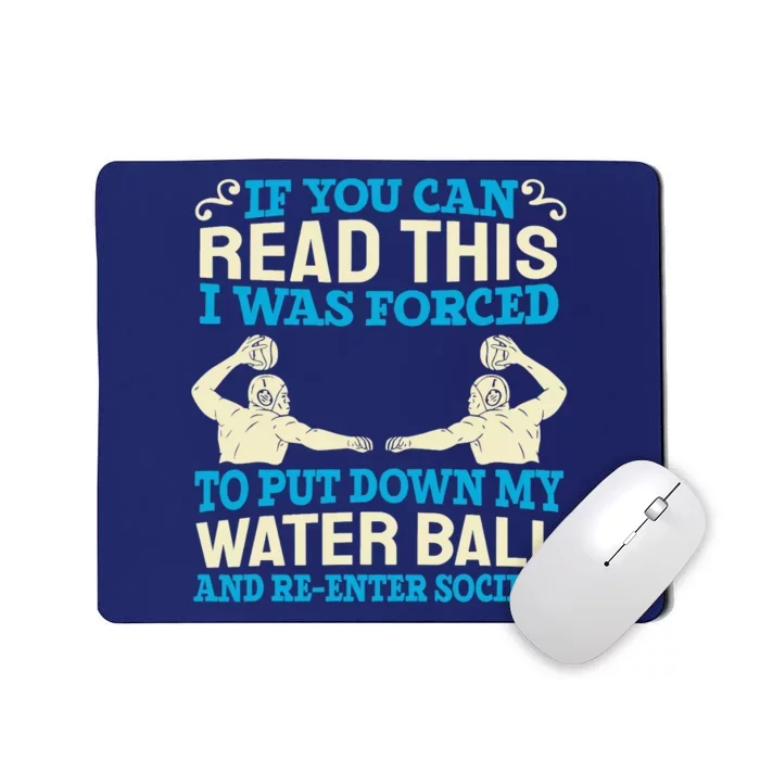 Water Ball Polo Team Swimming Sport Waterpolo Players Mousepad