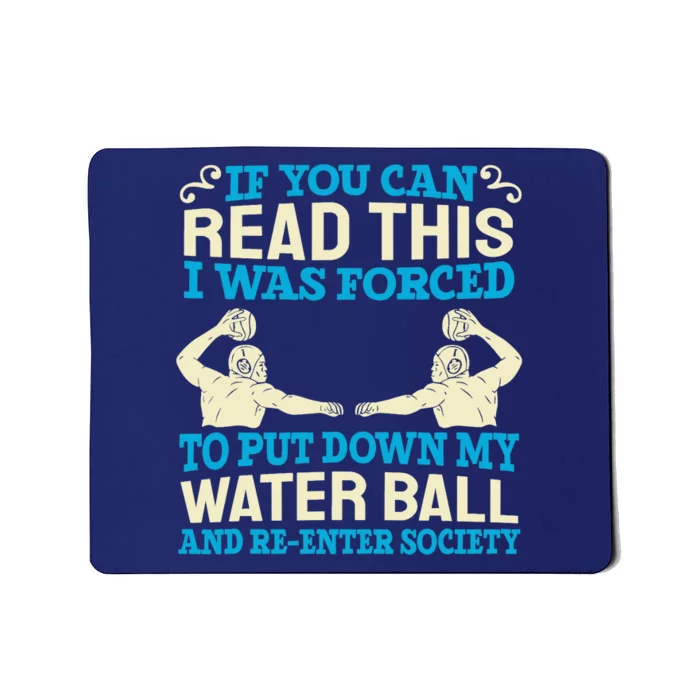 Water Ball Polo Team Swimming Sport Waterpolo Players Mousepad