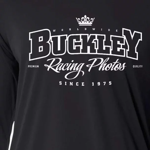 Womens Buckley Photos Worldwide VNeck Cooling Performance Long Sleeve Crew