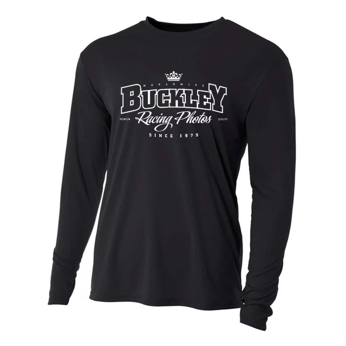 Womens Buckley Photos Worldwide VNeck Cooling Performance Long Sleeve Crew