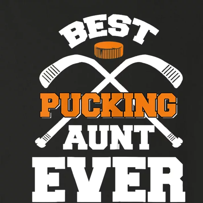 Womens Best Pucking Aunt Ever Hockey Sports Lover TShirt Toddler Long Sleeve Shirt