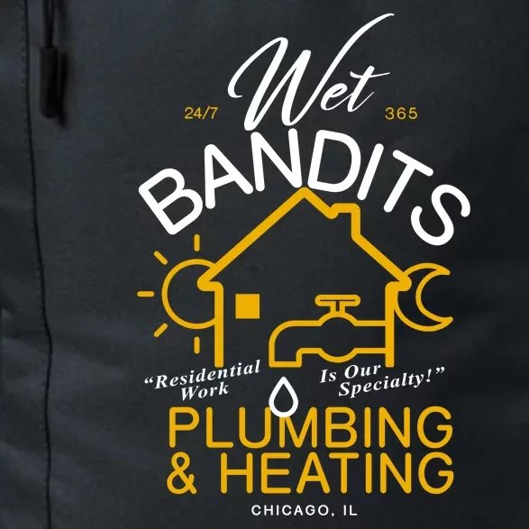 Wet Bandits Plumbing & Heating Chicago Daily Commute Backpack