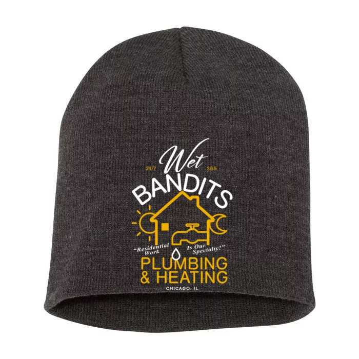 Wet Bandits Plumbing & Heating Chicago Short Acrylic Beanie