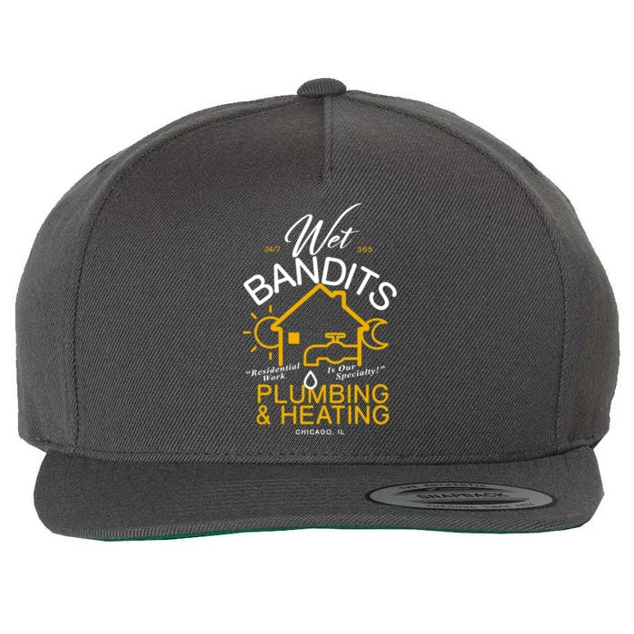 Wet Bandits Plumbing & Heating Chicago Wool Snapback Cap