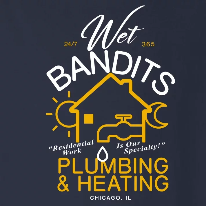 Wet Bandits Plumbing & Heating Chicago Toddler Long Sleeve Shirt