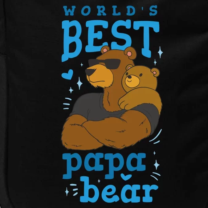 World's Best Papa Bear Impact Tech Backpack