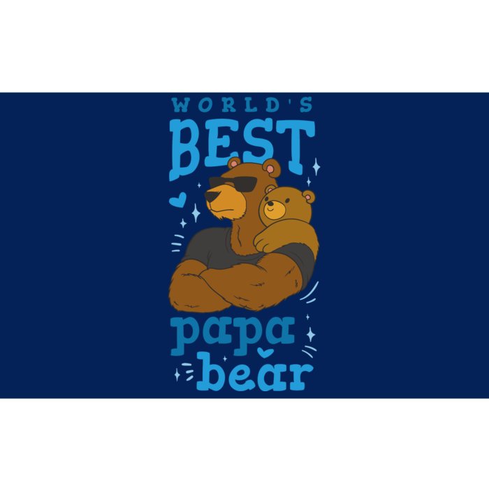 World's Best Papa Bear Bumper Sticker