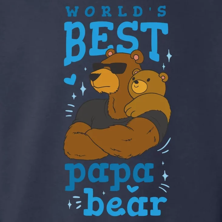 World's Best Papa Bear Toddler Hoodie