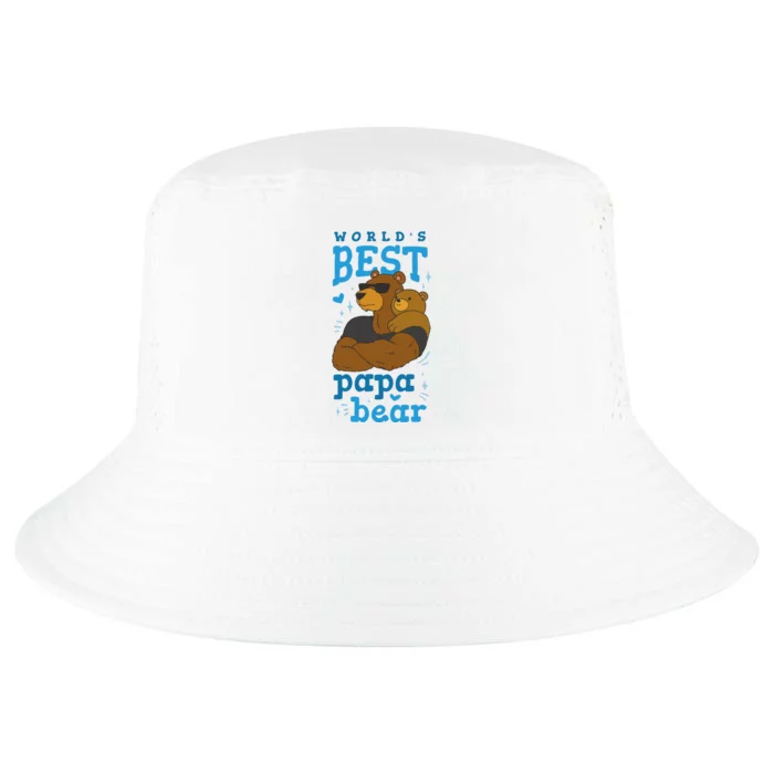 World's Best Papa Bear Cool Comfort Performance Bucket Hat