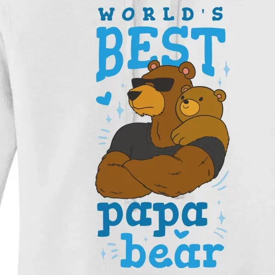 World's Best Papa Bear Women's Pullover Hoodie