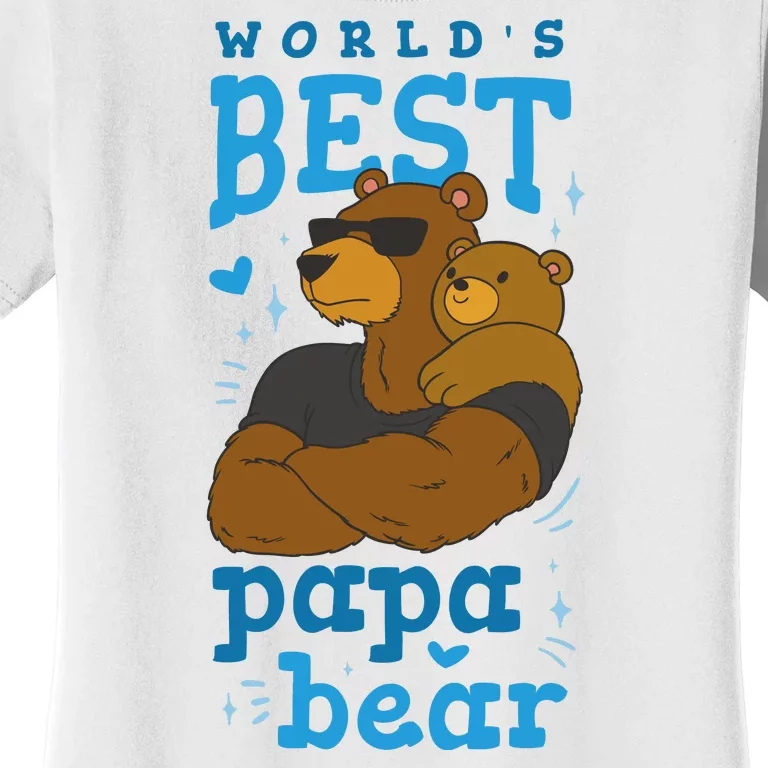 World's Best Papa Bear Women's T-Shirt