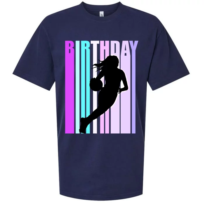 Wo Basketball Player Birthday Team Coach Coaching Gift Sueded Cloud Jersey T-Shirt