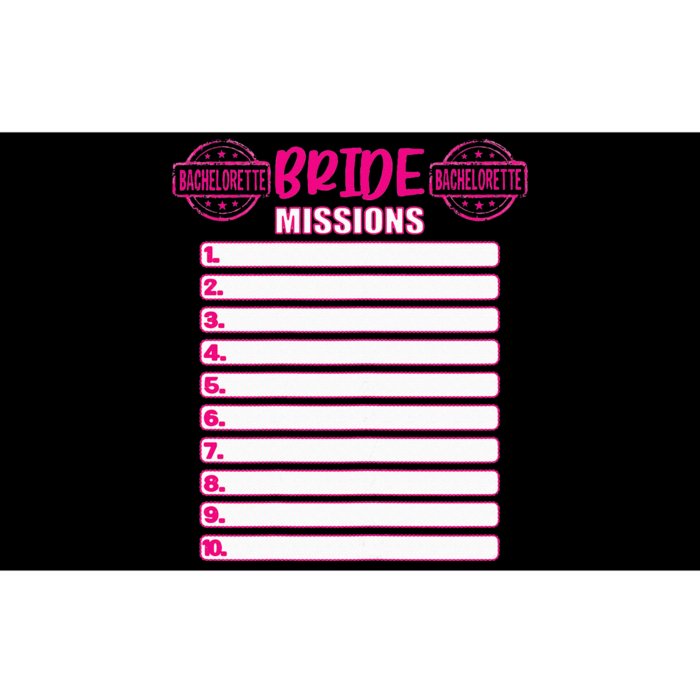 Womens Bachelorette Party With Checklist Tasks For The Bride DIY Bumper Sticker