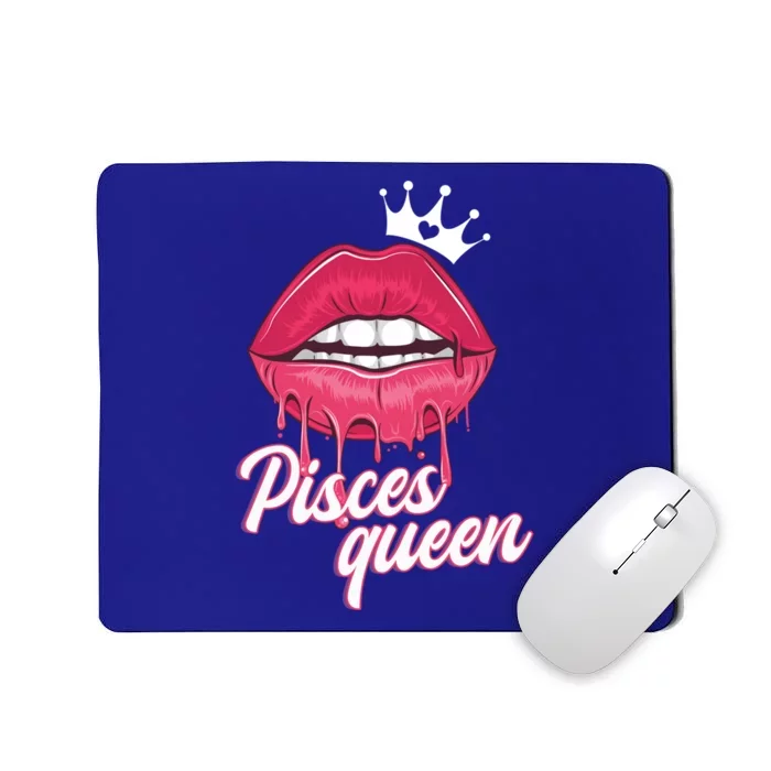 Wo Birthday Pisces Queen Pisces Zodiac Sign Gift Mousepad