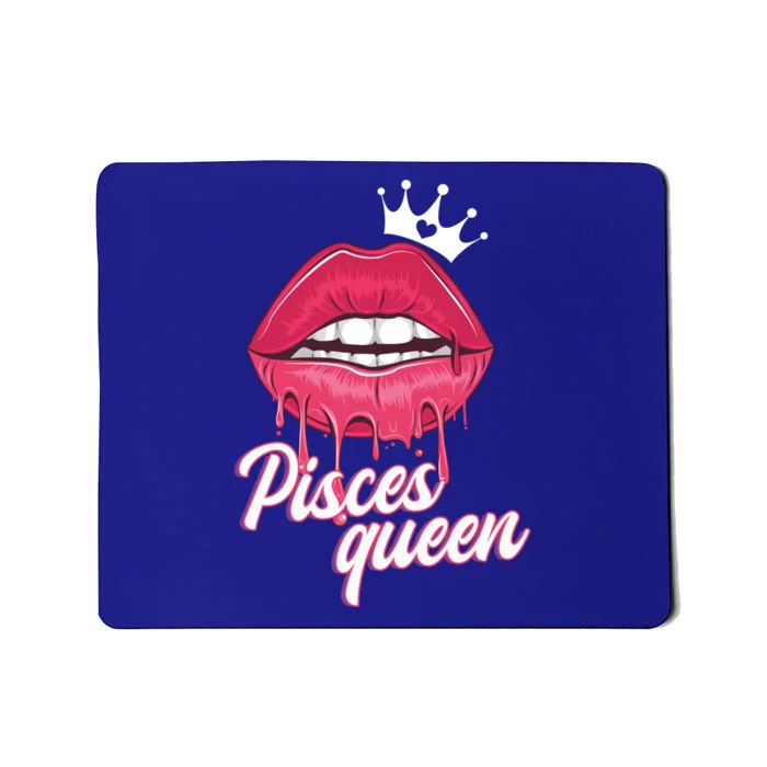 Wo Birthday Pisces Queen Pisces Zodiac Sign Gift Mousepad