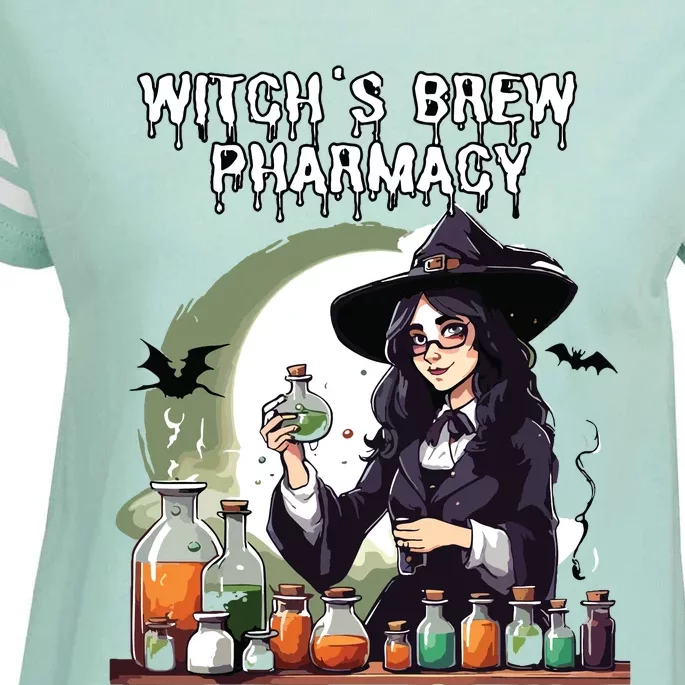 Witchs Brew Pharmacy Wizard Pharmacist Halloween Costume Enza Ladies Jersey Football T-Shirt