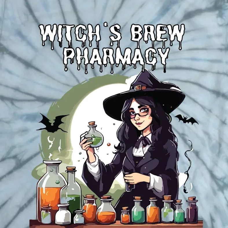 Witchs Brew Pharmacy Wizard Pharmacist Halloween Costume Tie-Dye T-Shirt