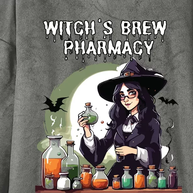 Witchs Brew Pharmacy Wizard Pharmacist Halloween Costume Hooded Wearable Blanket