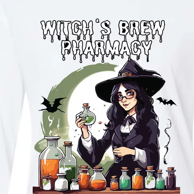 Witchs Brew Pharmacy Wizard Pharmacist Halloween Costume Womens Cotton Relaxed Long Sleeve T-Shirt