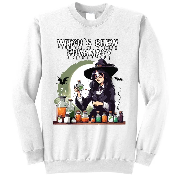 Witchs Brew Pharmacy Wizard Pharmacist Halloween Costume Sweatshirt