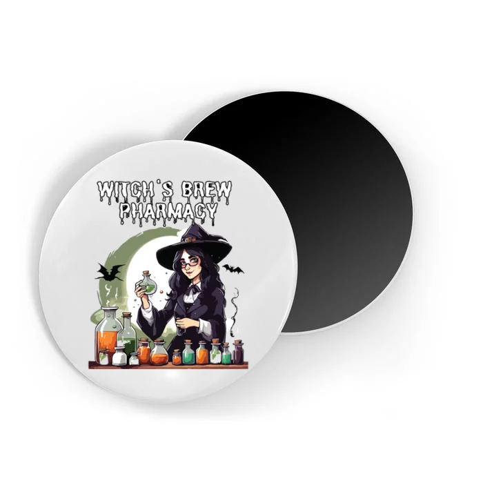 Witchs Brew Pharmacy Wizard Pharmacist Halloween Costume Magnet