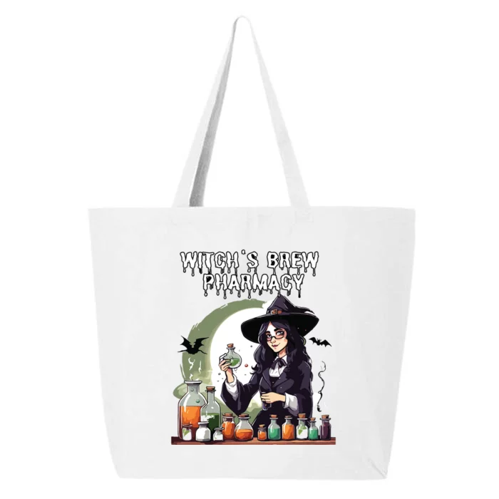 Witchs Brew Pharmacy Wizard Pharmacist Halloween Costume 25L Jumbo Tote