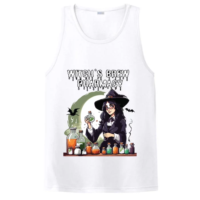 Witchs Brew Pharmacy Wizard Pharmacist Halloween Costume Performance Tank