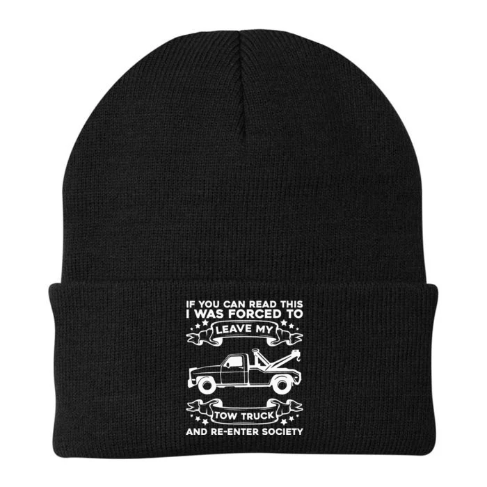 Wrecker Breakdown Recovery Towing Tow Truck Driver Knit Cap Winter Beanie