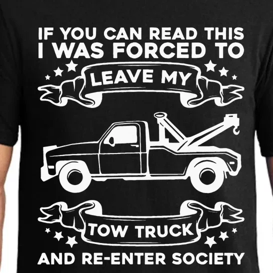 Wrecker Breakdown Recovery Towing Tow Truck Driver Pajama Set