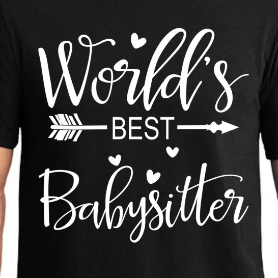 World's Best Sitter Meaningful Gift Pajama Set