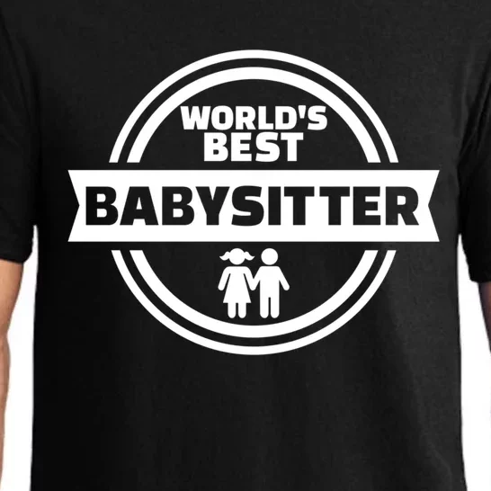 World's Best Sitter Cute Gift Pajama Set