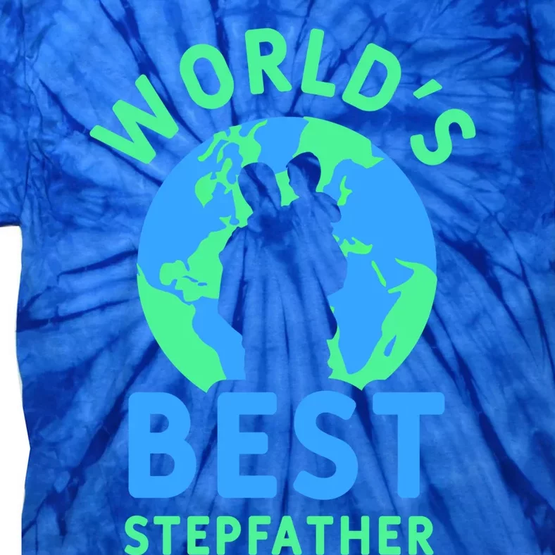 Worlds Best Stepfather Fathers Day Step Dad Stepdad Father Cool Gift Tie-Dye T-Shirt