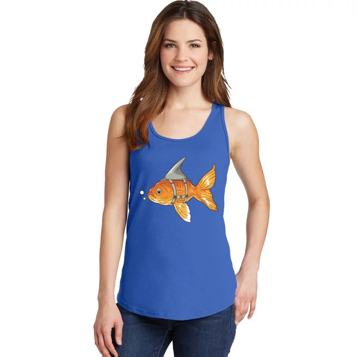 Wanna Be Shark Funny Fish Ladies Essential Tank